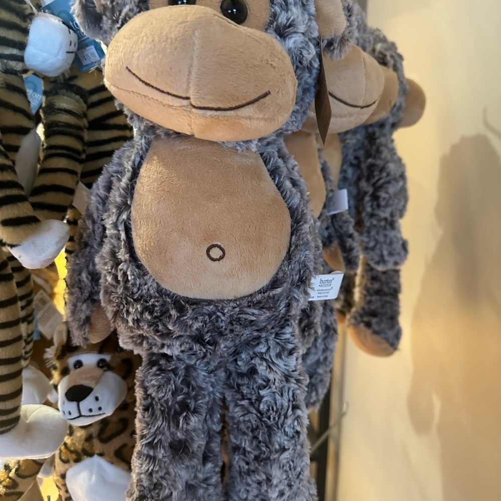 Soft and Floppy Swirl Fur Monkey - Picture 2 of 5